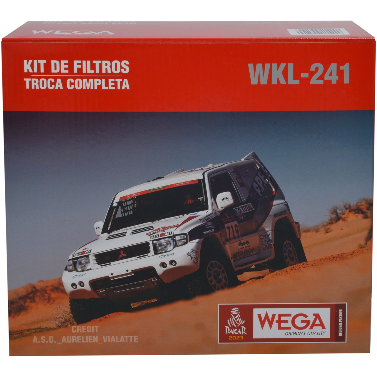 Kit Filtros de Ar Combustível Óleo e Cabine para Nissan March e Versa - Wega - WKL-241