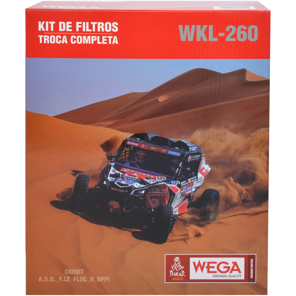 Kit Filtro Ar Óleo Comb Cab Renault Captur Duster Logan Sandero 1.6 16V SCe 17/22 - Wega - WKL-260