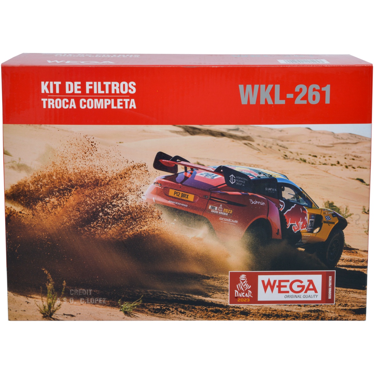 Kit Filtros de Ar Combustível Óleo e Cabine para Renault Duster e Oroch - Wega - WKL-261