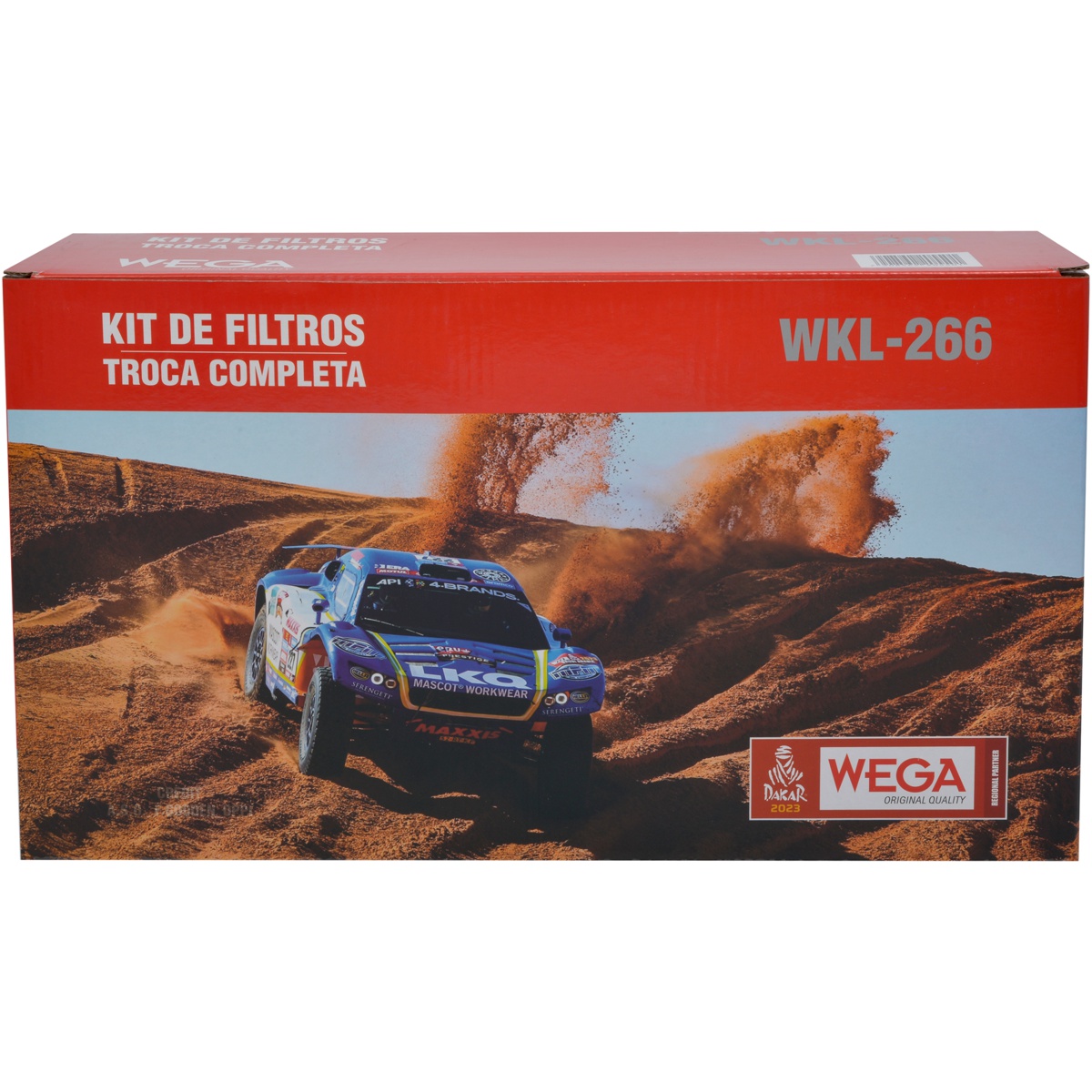 Kit Filtros de Ar Combustível Óleo e Cabine para Renault Logan e Sandero - Wega - WKL-266