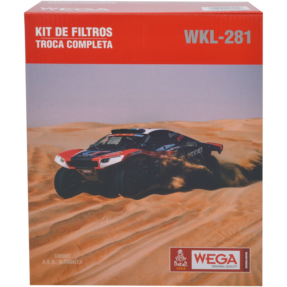 Kit Filtros de Ar Combustível Óleo e Cabine para Toyota YARIS e YARIS SEDAN - Wega - WKL-281