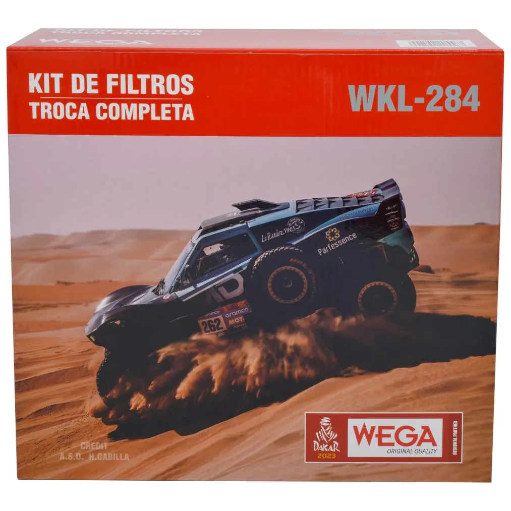 Kit Filtros de Ar Combustível Óleo e Cabine para Toyota Corolla - Wega - WKL-284