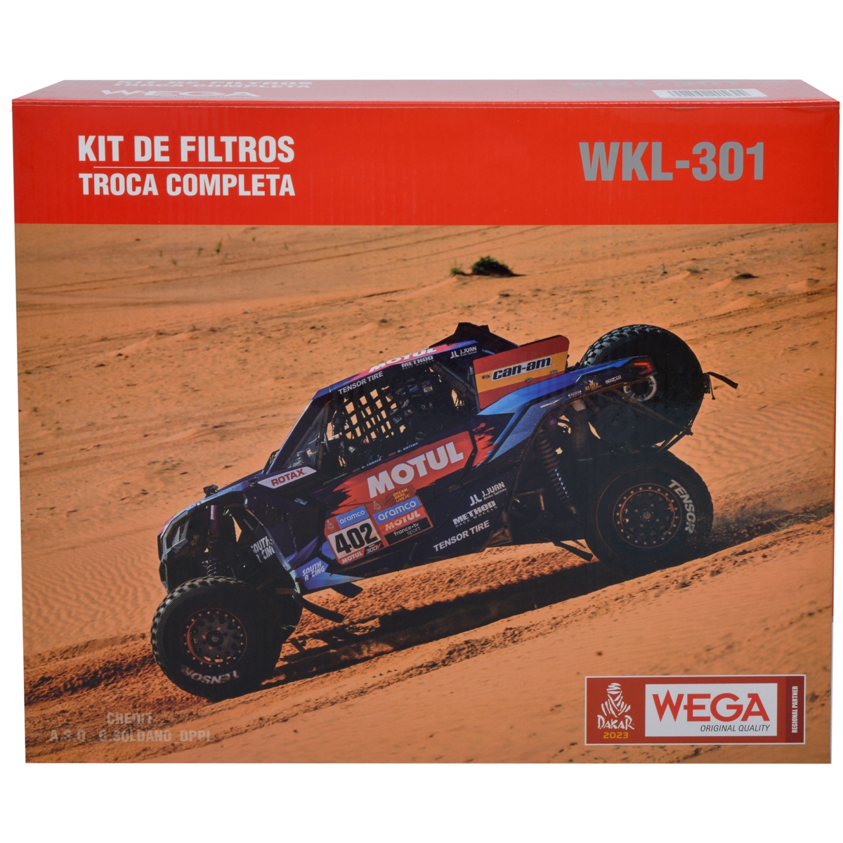 Kit Filtro Ar Óleo Comb Cab VW Fox CrossFox SpaceFox 1.6 16V MSI EA211 Flex 14/19 - Wega - WKL-301