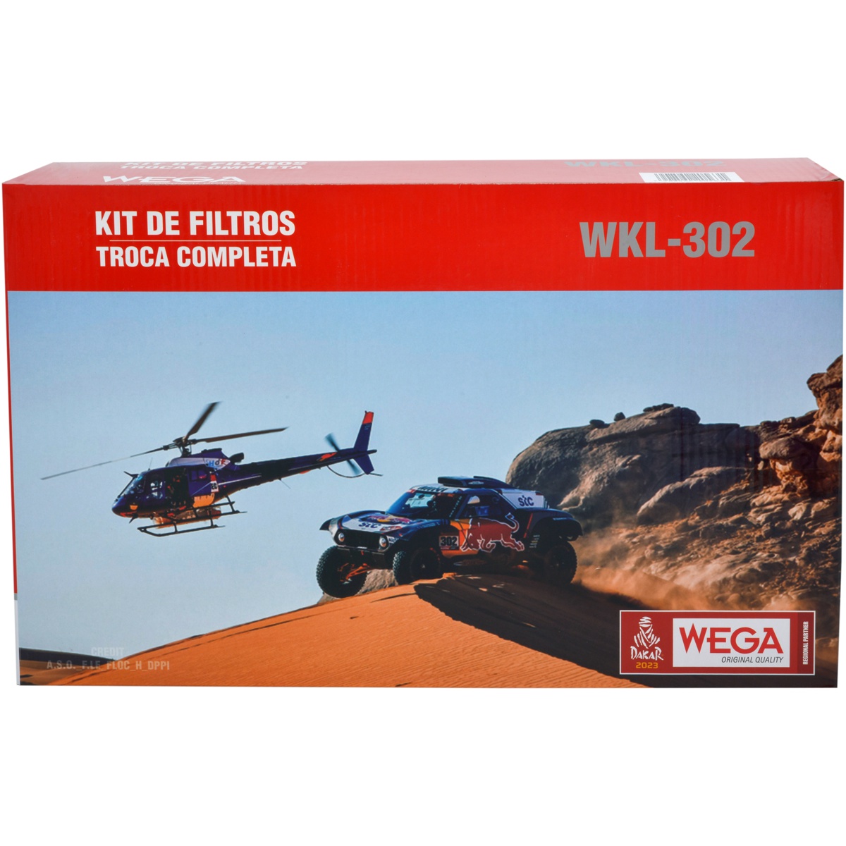 Kit Filtro Ar Comb Óleo Cab VW Nivus Polo T-Cross Virtus 1.0 12V TSI EA211 17/24 - Wega - WKL-302