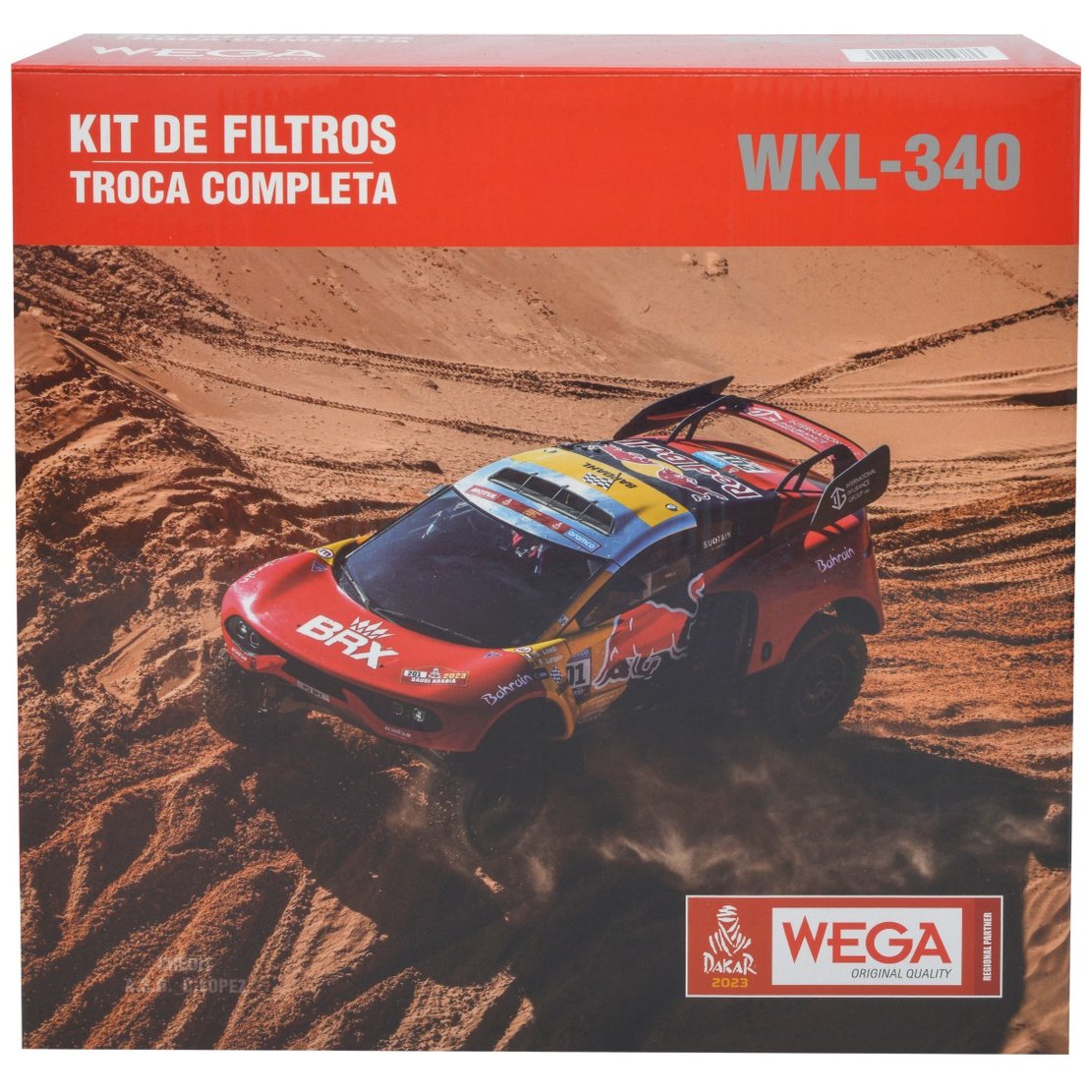 Kit Filtros de Ar Combustível Óleo e Cabine para Chery Tiggo 5X e Tiggo 7 - Wega - WKL-340