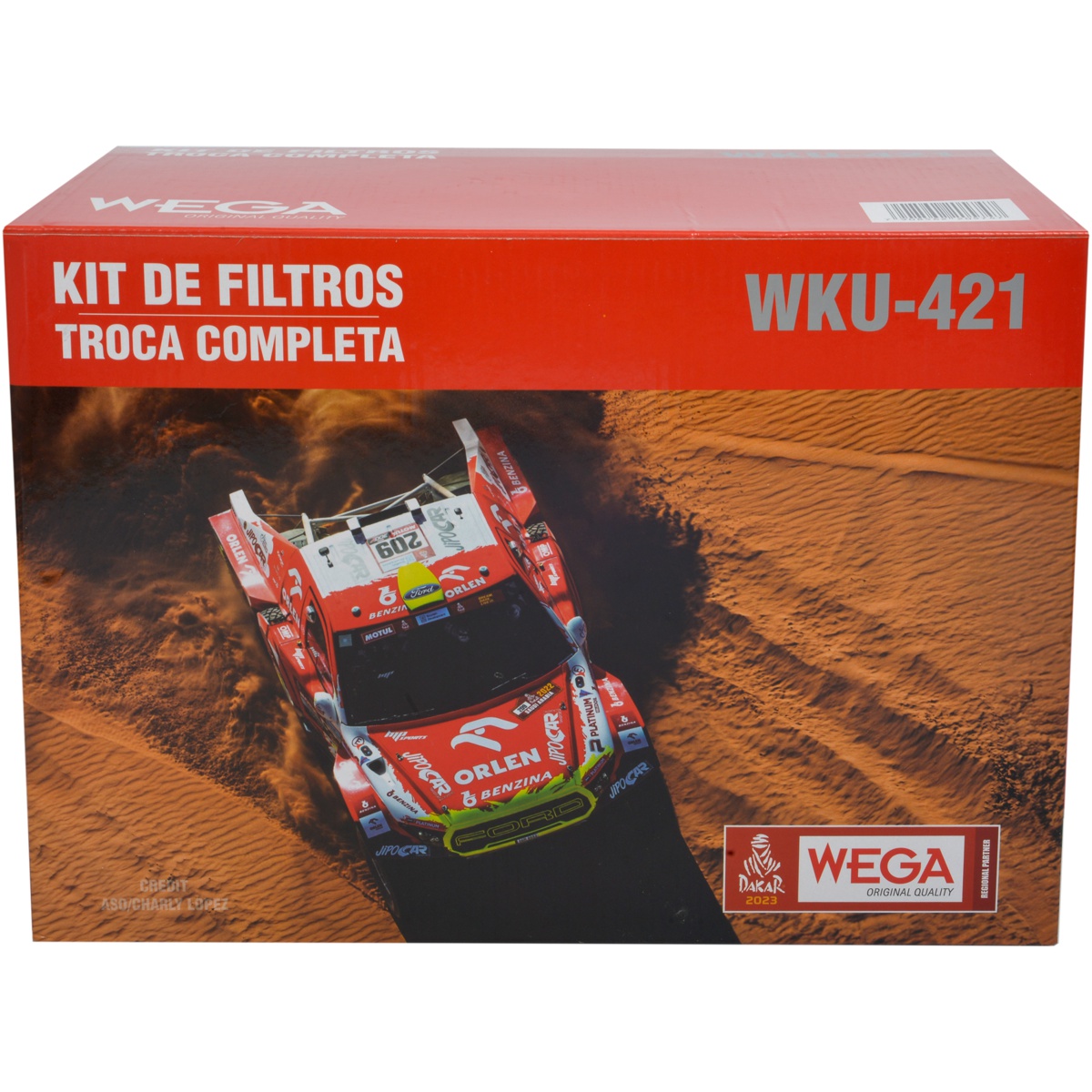 Kit Troca Filtro Ar Óleo Comb Cab Ford Ranger 2.2 16V Diesel 3.2 20V Diesel 21/24 - Wega - WKU-421