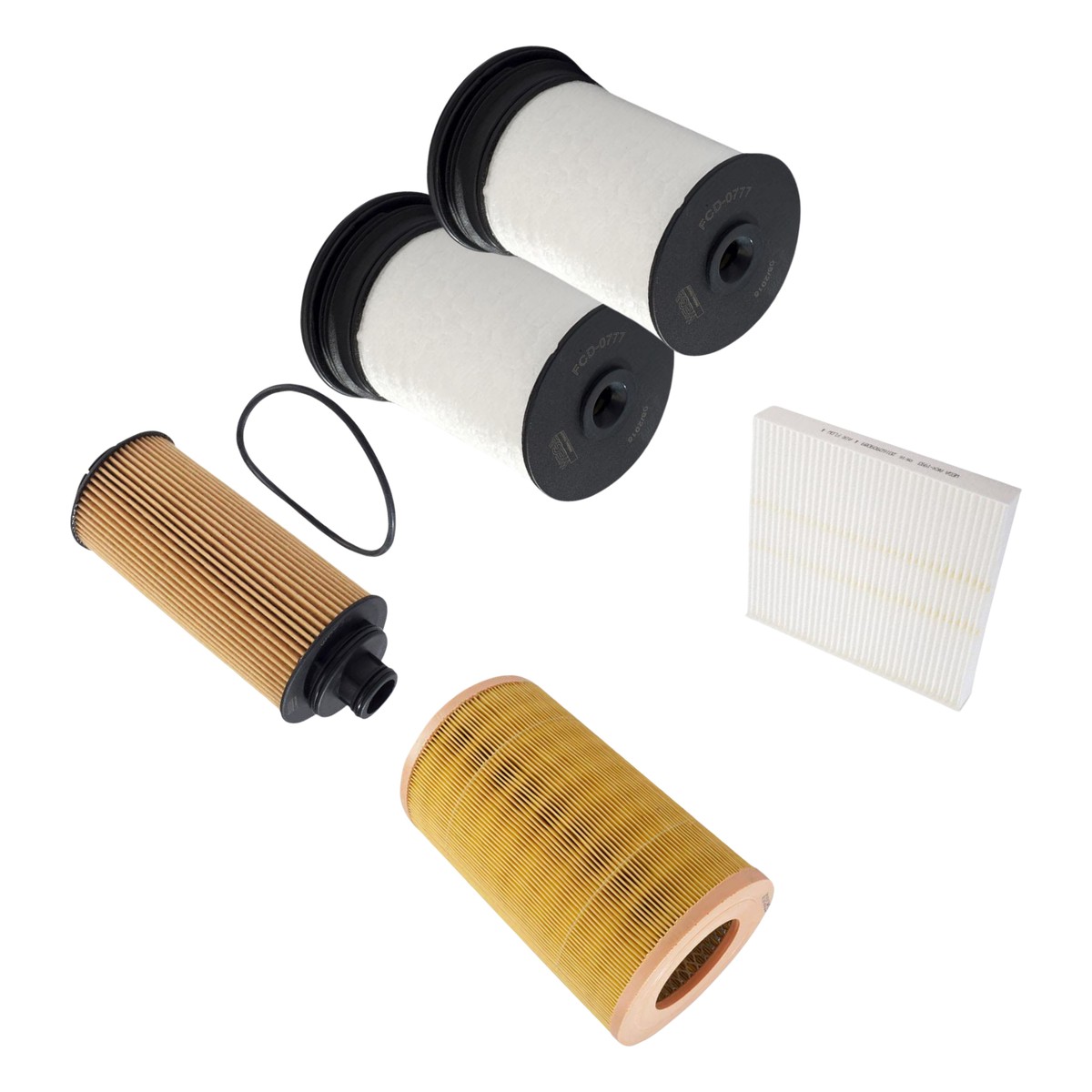 Kit Filtro Ar Comb Óleo Cab GM S10 Trailblazer 2.8 16V Turbo Diesel 200cv 12/24 - Wega - WKU-442