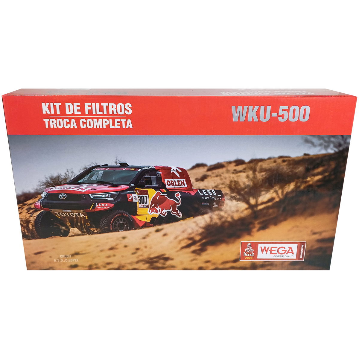 Kit Troca Filtros Ar Combustível Óleo Cabine Hilux SW4 2.8 16V Diesel 16/24 - Wega - WKU-500