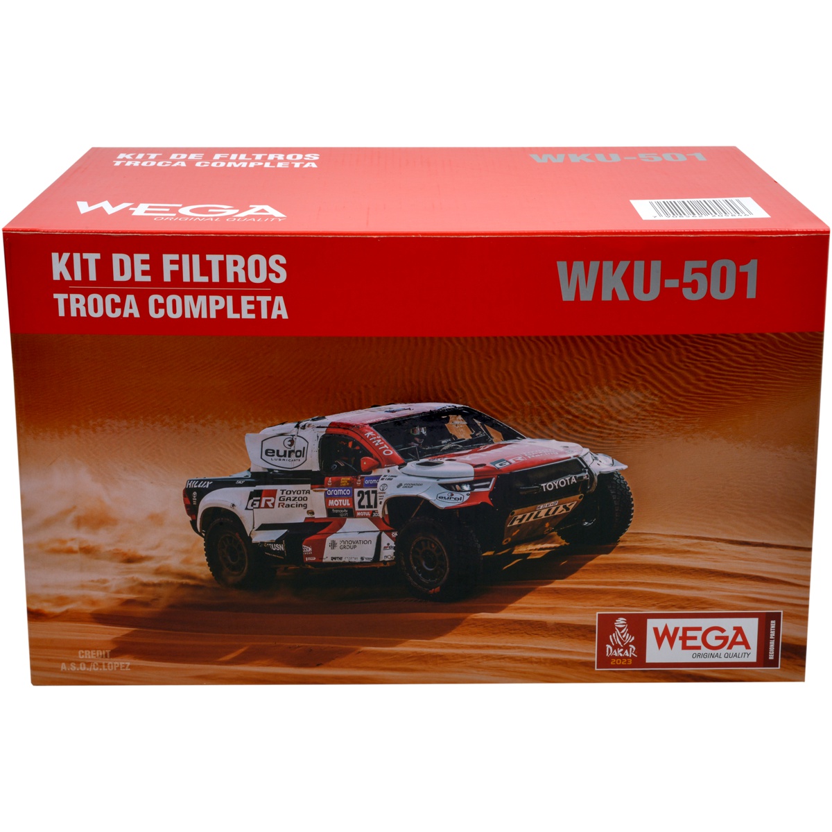 Kit Troca Filtro Ar Óleo Cabine Comb Toyota Hilux SW4 TDI 2.5 3.0 16V Diesel 12/15 - Wega - WKU-501