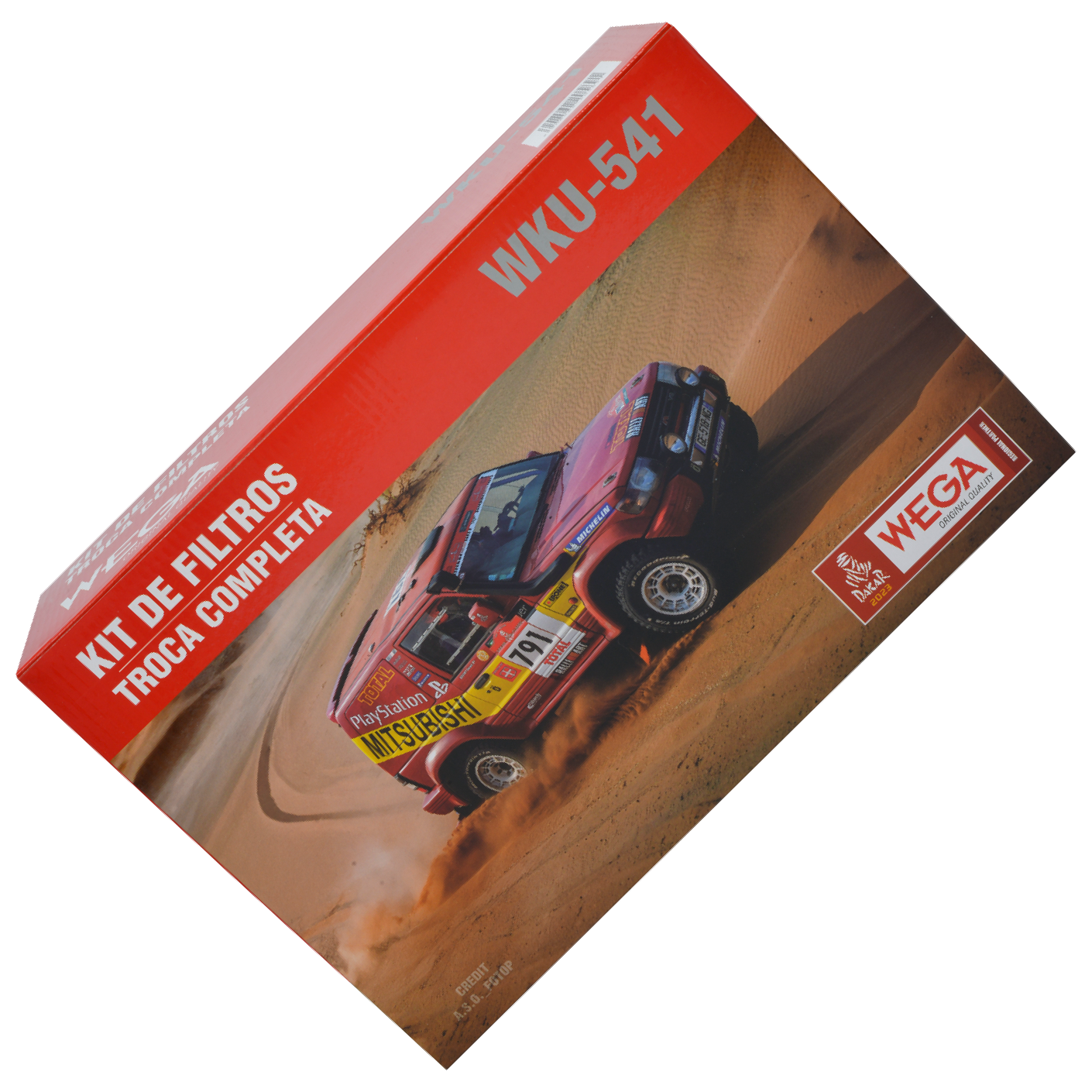 Kit Filtro Ar Comb Óleo Cab Mitsubishi L200 Pajero Sport 2.4 16V 4N15 TD 16/24 - Wega - WKU-541