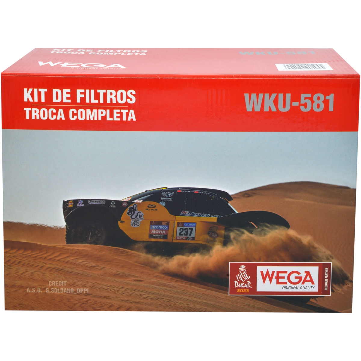 Kit Troca Completa Filtros Ar Oleo Combustível Cabine Master 2.3 Diesel 13/22 - Wega - WKU-581