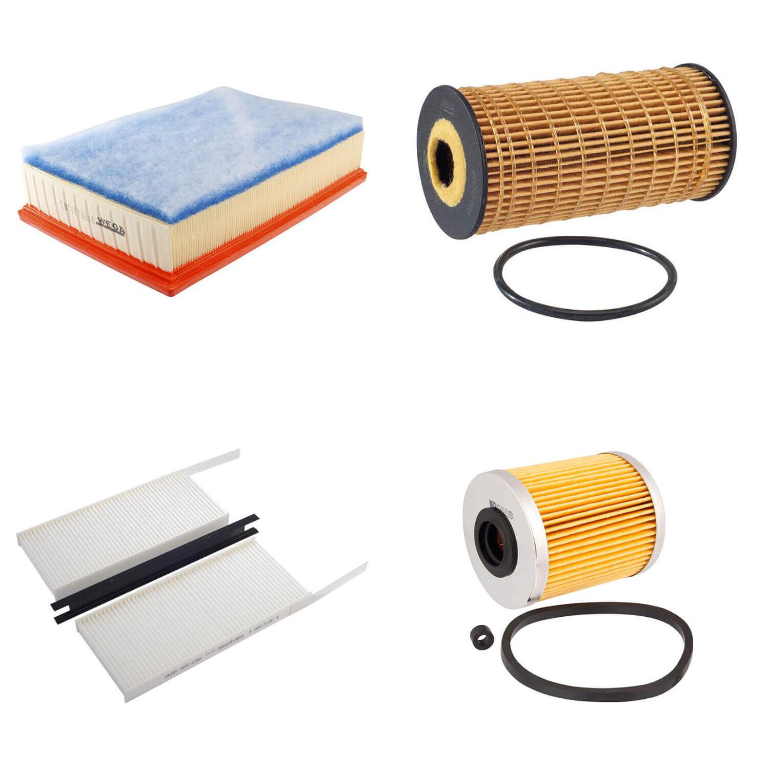 Kit Troca Completa Filtros Ar Oleo Combustível Cabine Master 2.3 Diesel 13/22 - Wega - WKU-581