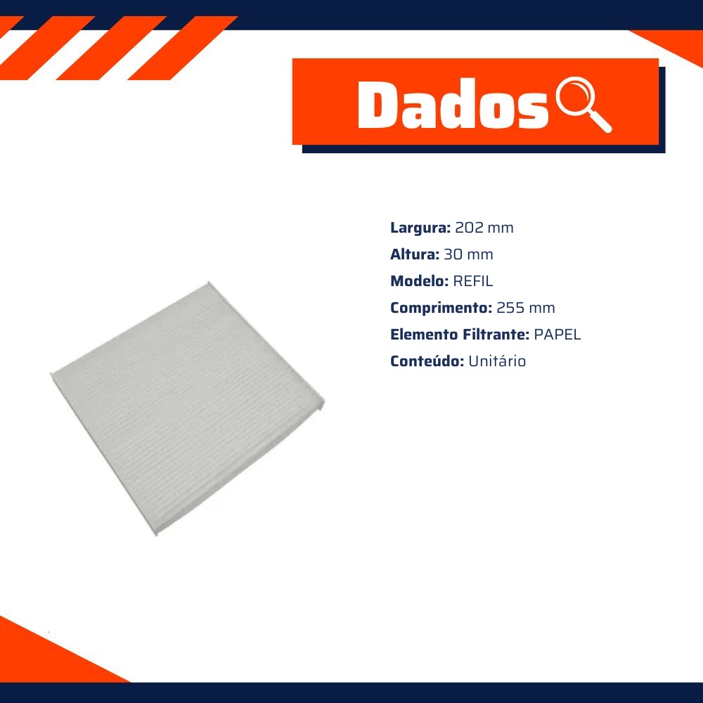 Filtro de Ar da Cabine para Citroen Xsara Picasso - Fram - CF9479