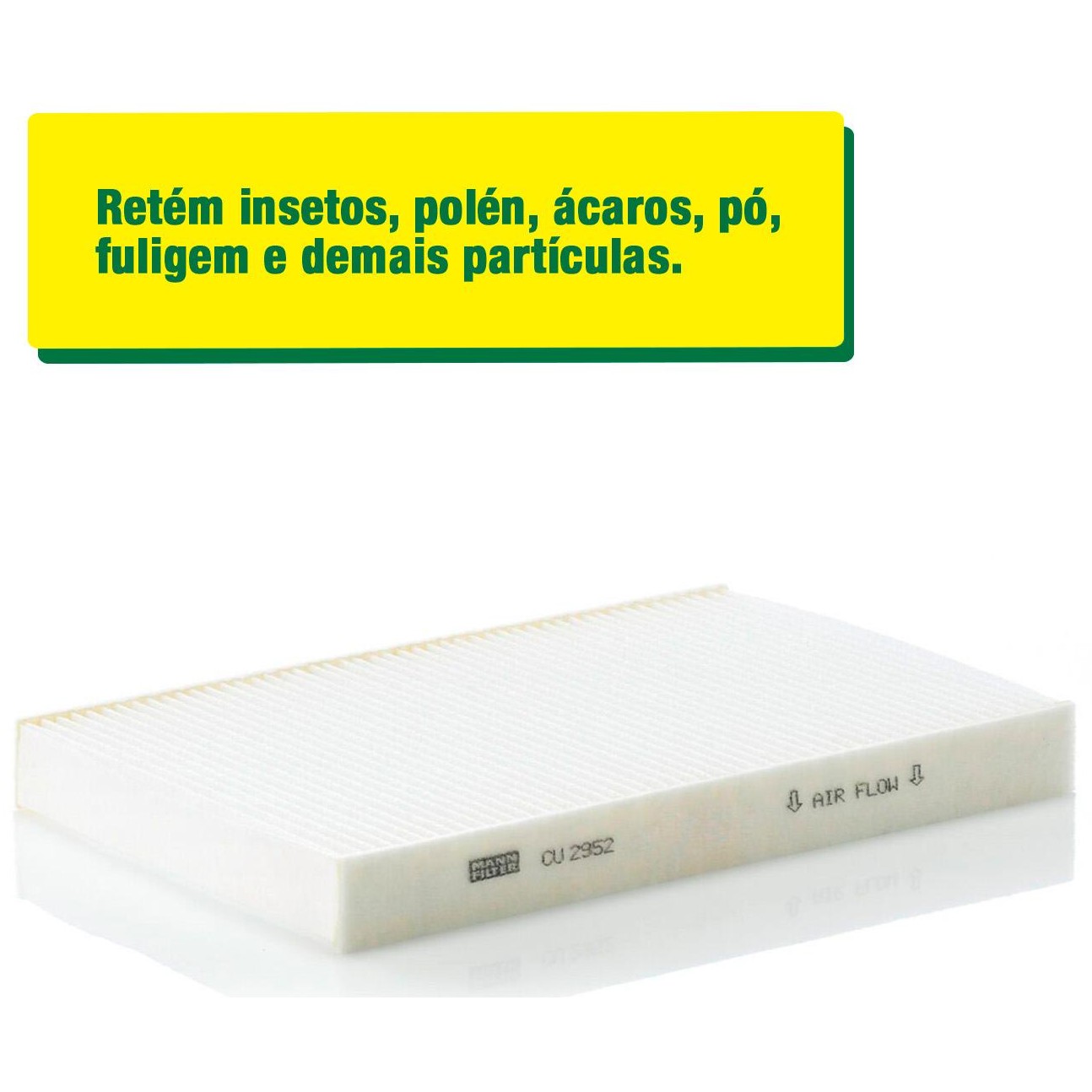 FIltro de Ar Condicionado Cabine - Mann-Filter - CU2952