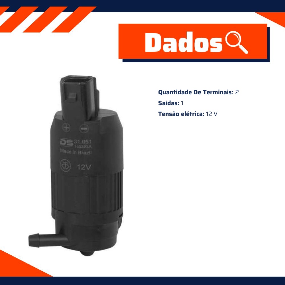 Bomba do Lavador do Para-brisa - DS - 31051