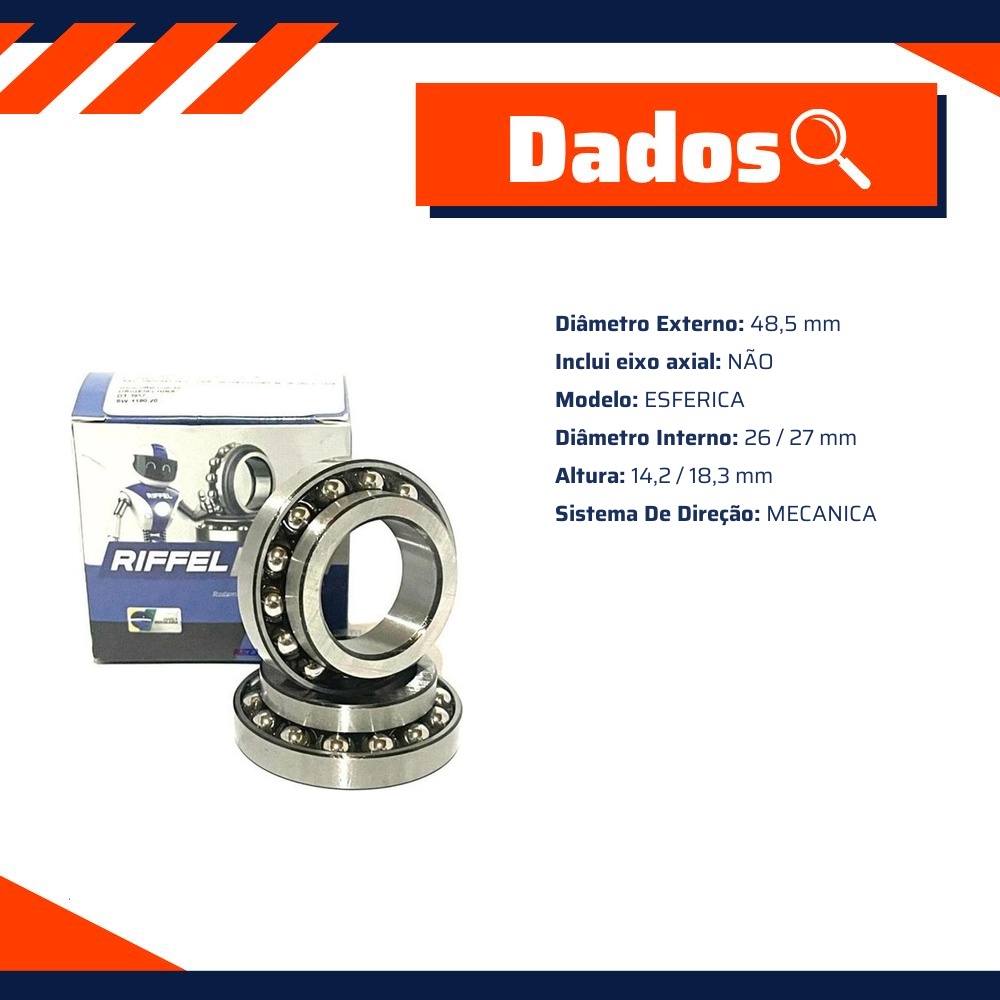 Caixa de Direção Mecânica para Honda Cg 125 Cg 150 - Riffel - 100707