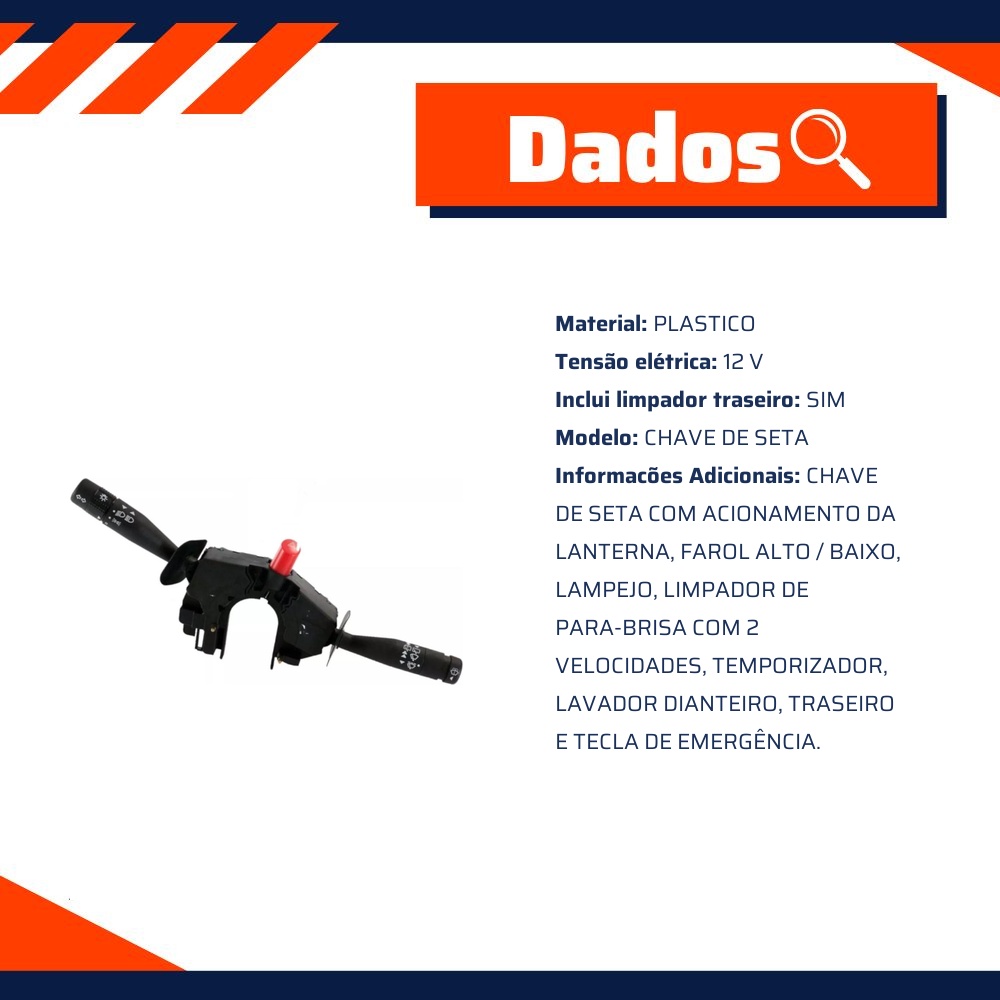 Chave de Seta - Diretec - DTC1115