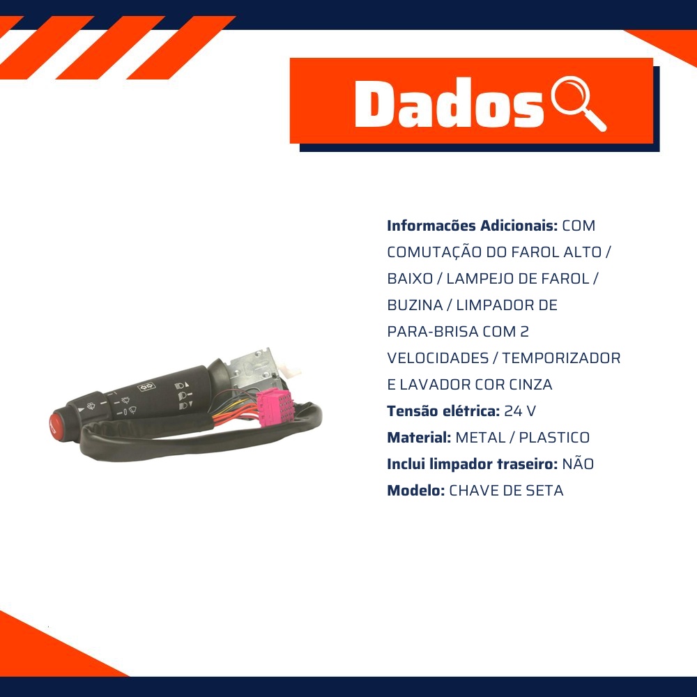 Chave de Seta 24V - Marilia - IM12080