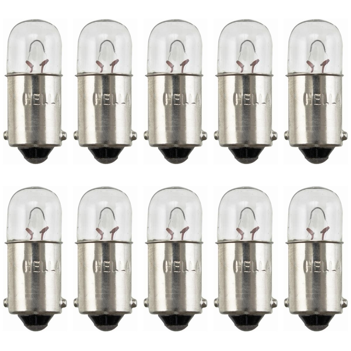 10 Lâmpadas da Lanterna Amarela Halogena 12V 4W - Hella - 3893
