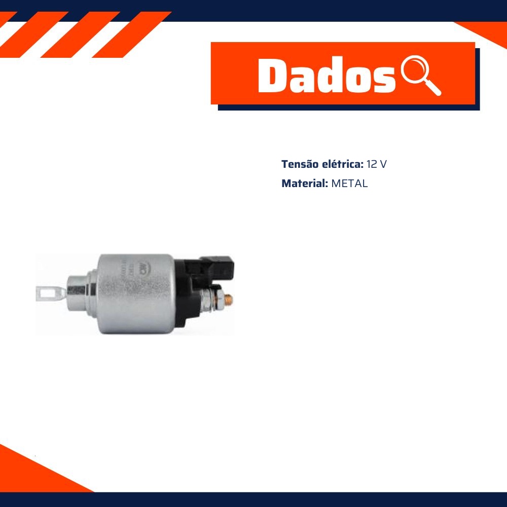 Automático de Motor de Partida 12V - Multiqualita - MQ10382