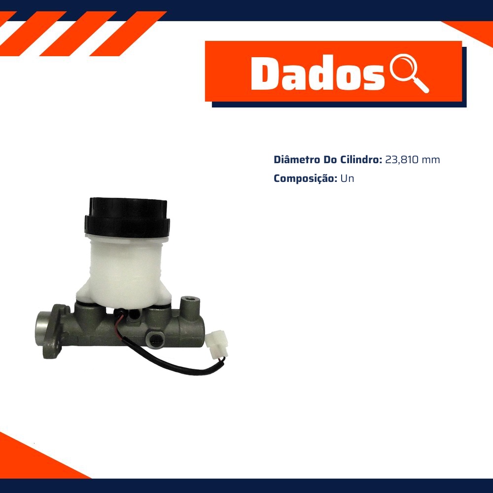 Cilindro Mestre de Freio para Mitsubishi Pajero Sport - Controil - C-2179