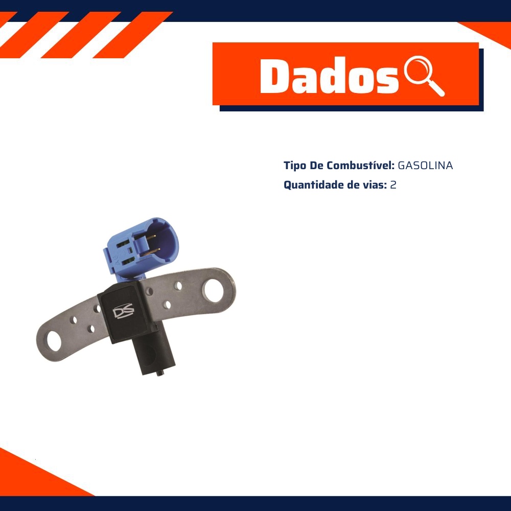 Sensor de Rotação 2 Vias Gásolina - DS - 1818