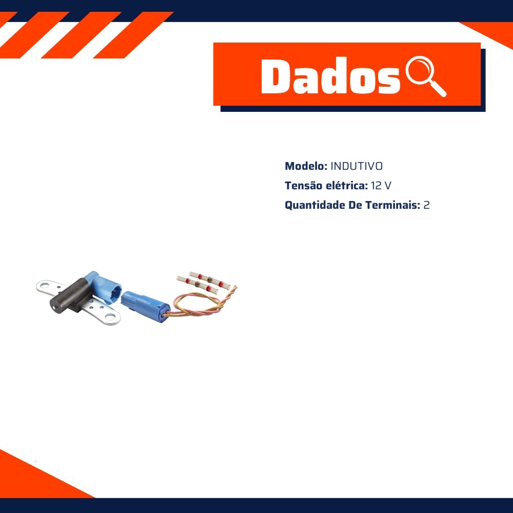 Sensor de Rotação Indutivo - Hella - 6PU 009 163-641