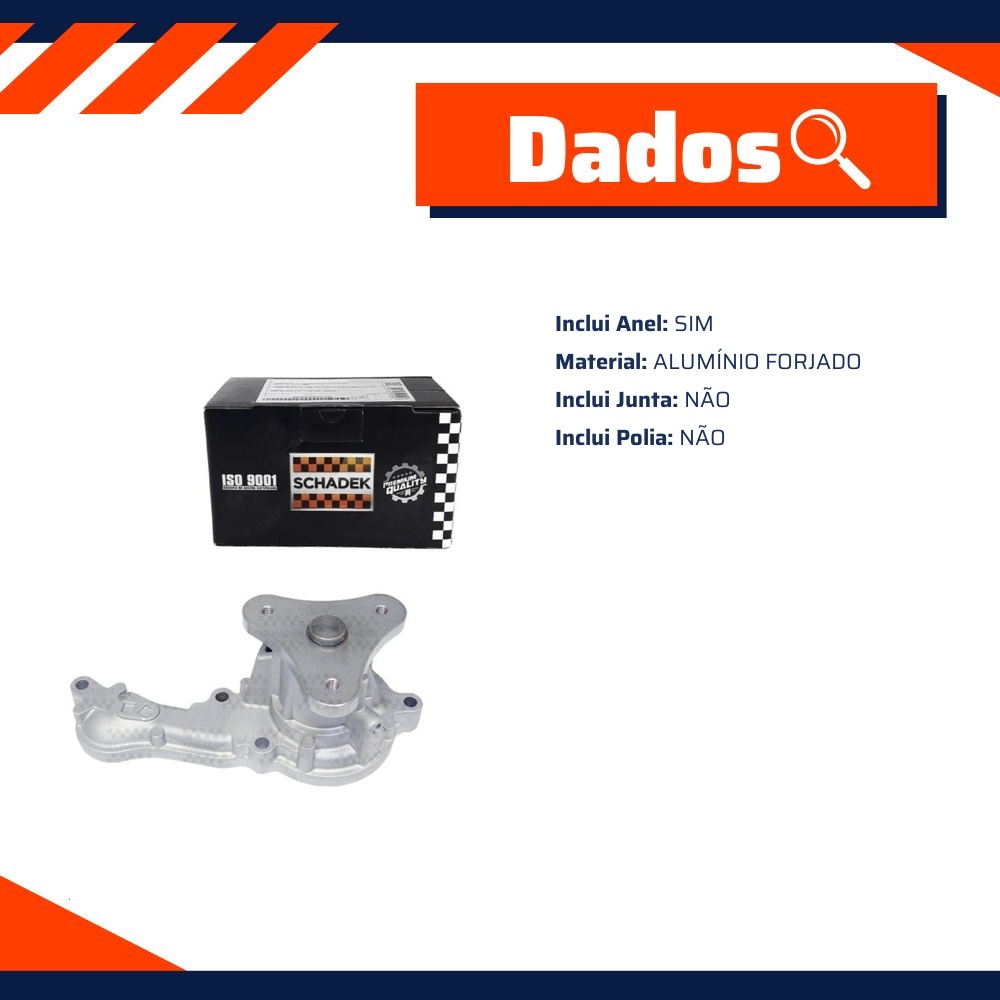 Bomba D'Água para Honda FIT - Schadek - 20.225