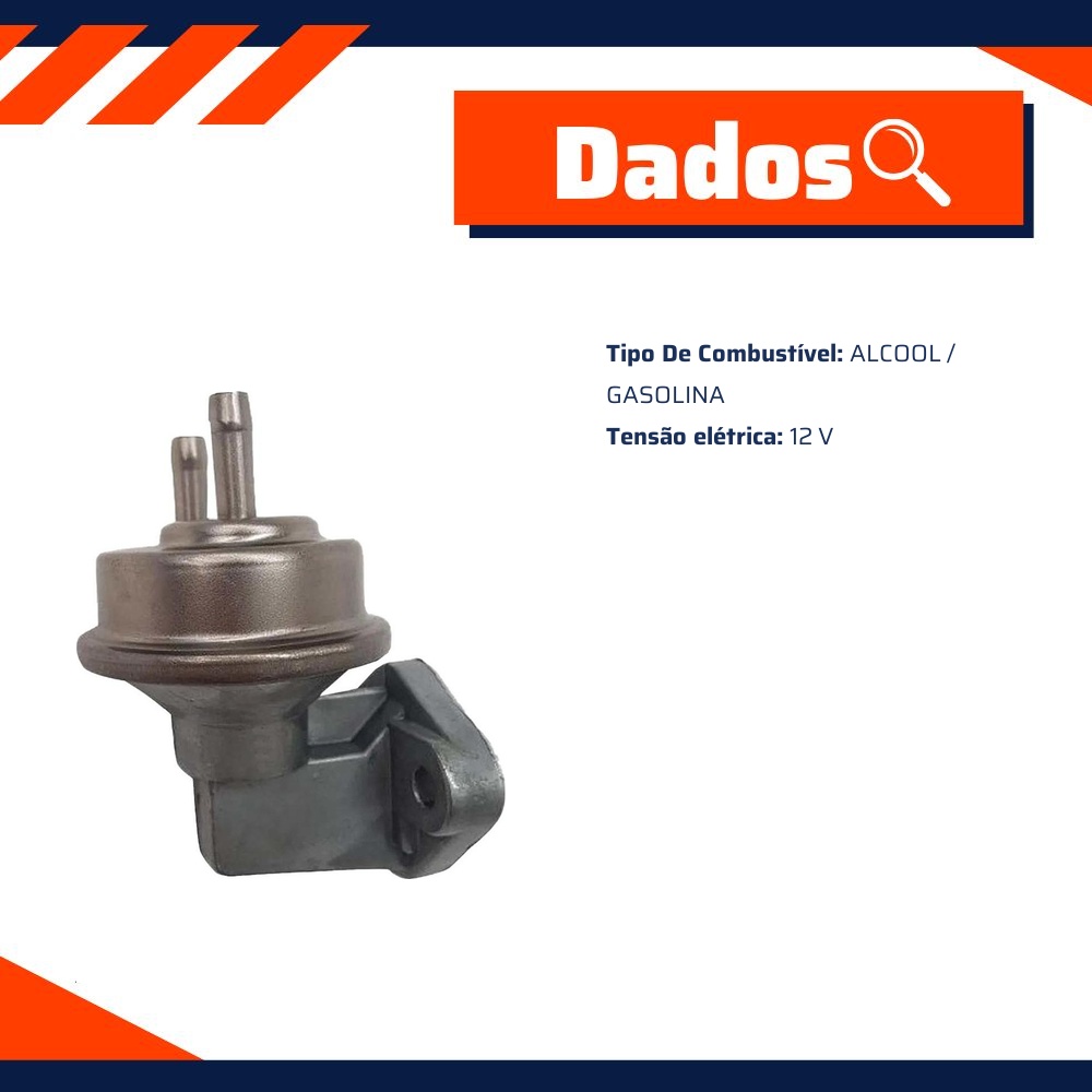 Bomba de Combustível Alcool/Gasolina 12V - Indisa - BC339