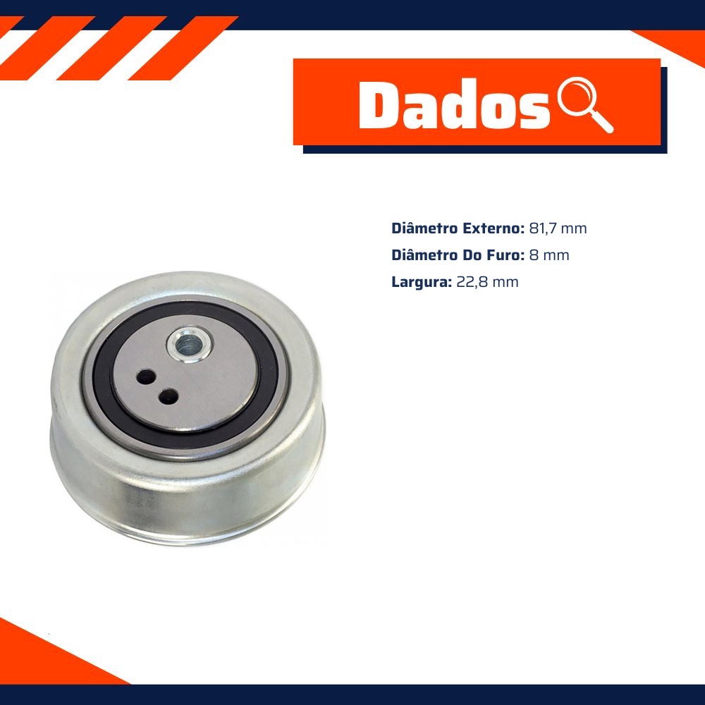 Polia do ar condicionado 81,7x22,8 mm - Indisa - T257784