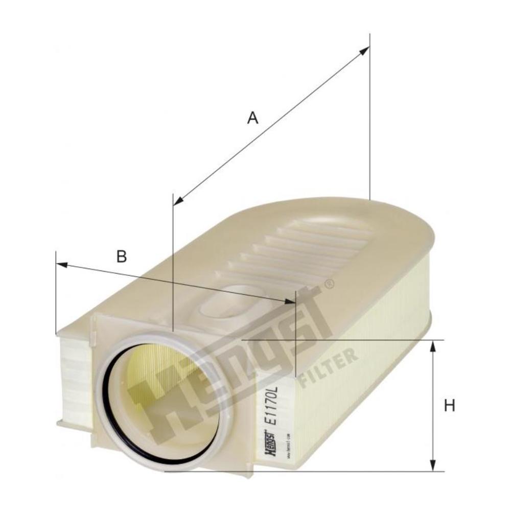 Filtro de Ar do Motor - Hengst - E1170L