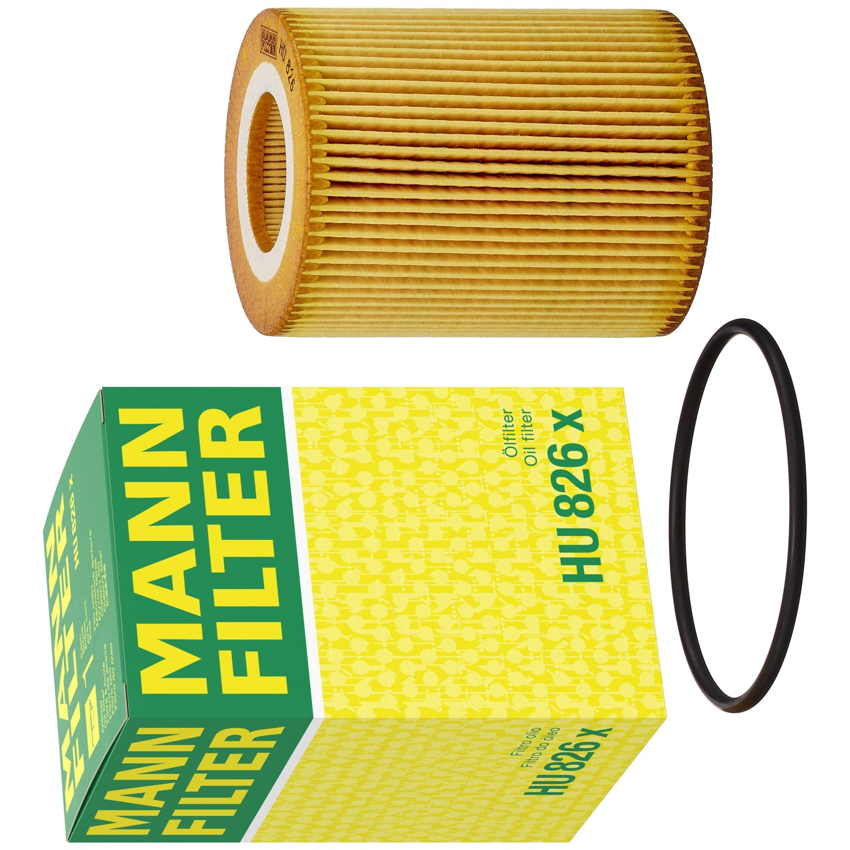 Filtro de Óleo Lubrificante para Land Rover Discovery 4 e Range Rover Sport - Mann-Filter - HU826X