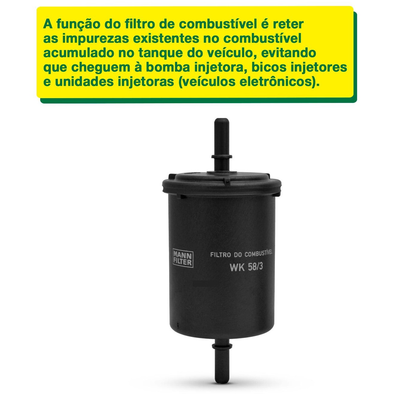 Filtro Blindado de Combustível - Mann-Filter - WK58/3