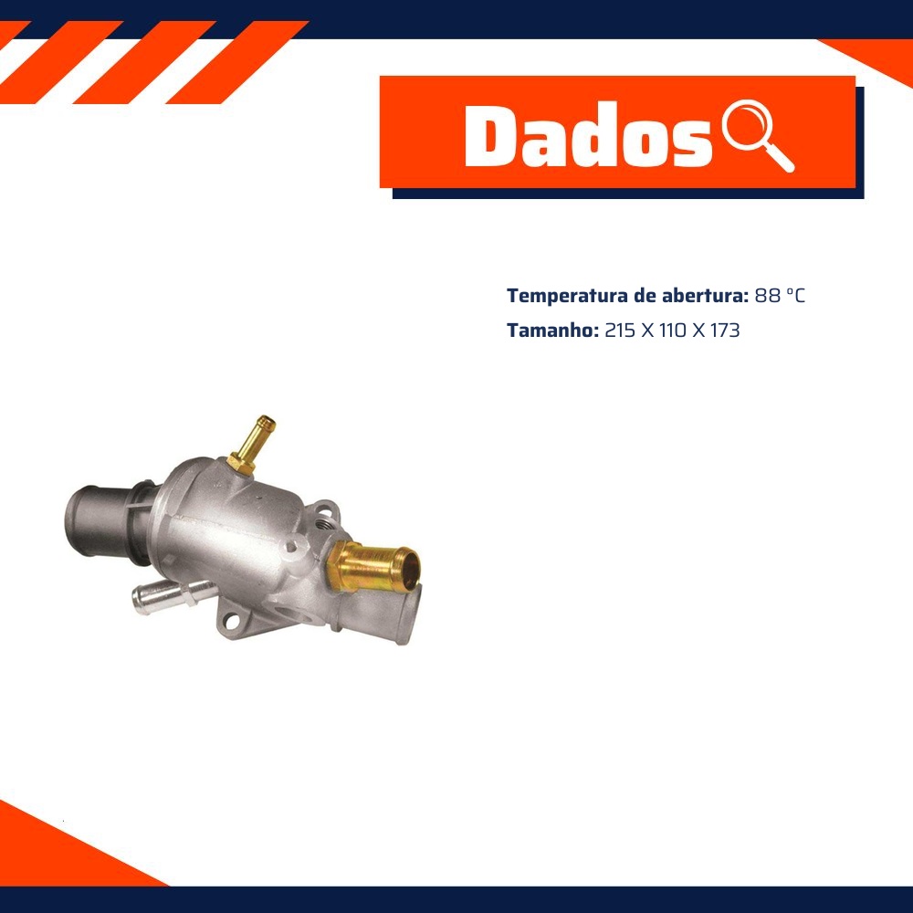 Válvula Termostática para Fiat Marea e Marea Weekend - Valclei - 3323.88
