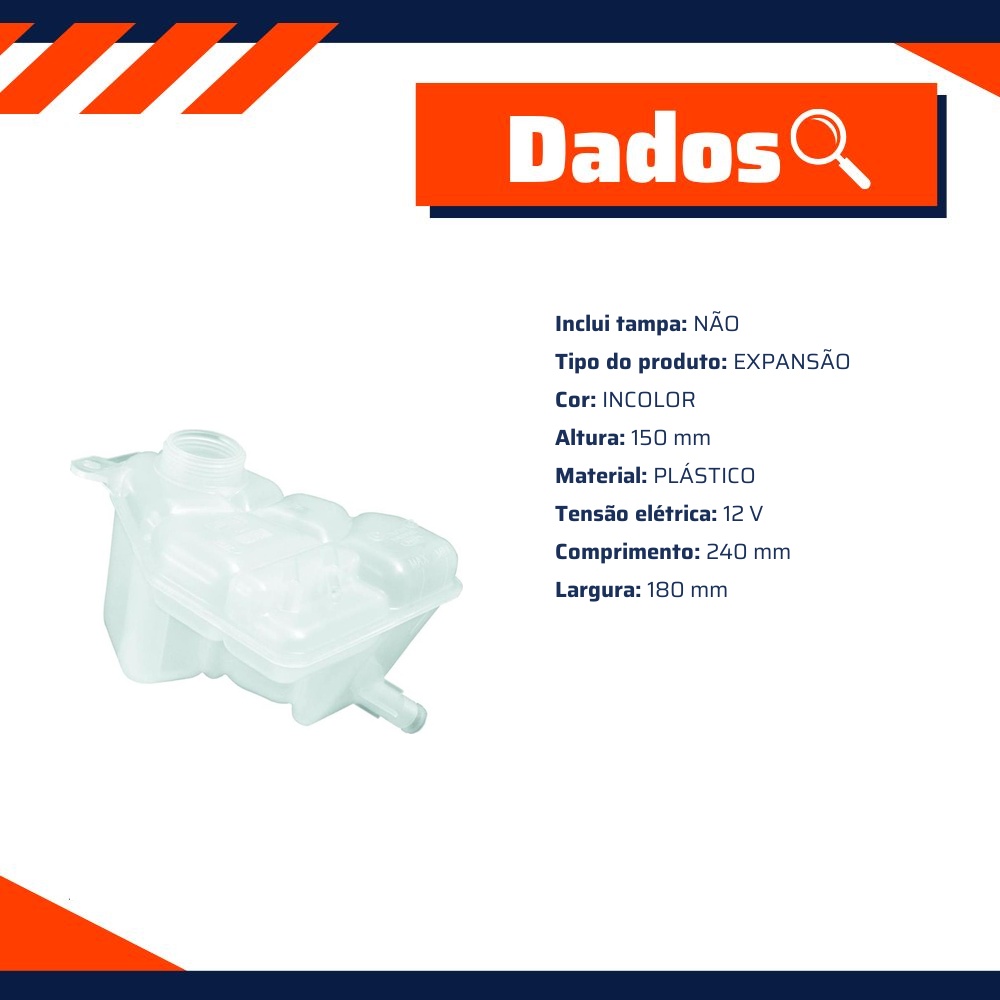 Reservatório de Expansão do Radiador - Gonel - G-1114