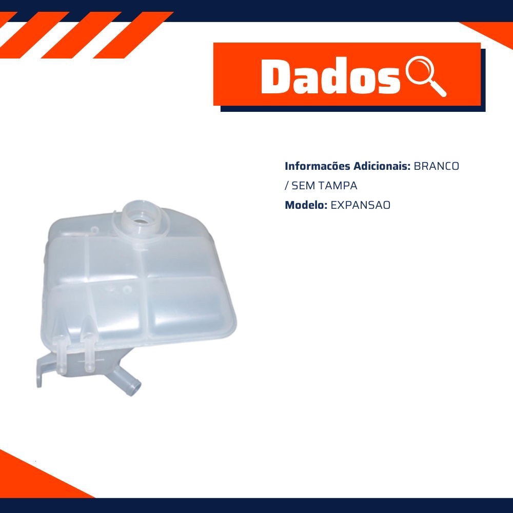 Reservatório de Expansão do Radiador para Ford Focus e Focus Sedan - Marvini - M-316