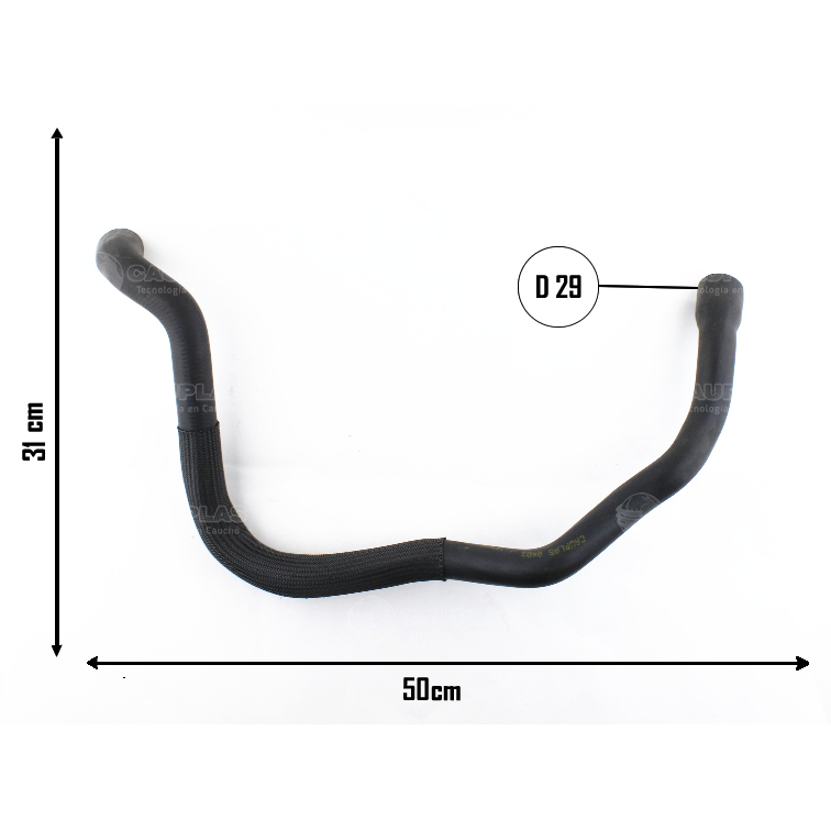 Mangueira do Radiador para Mercedes-Benz A 160 - Cauplas - 2403