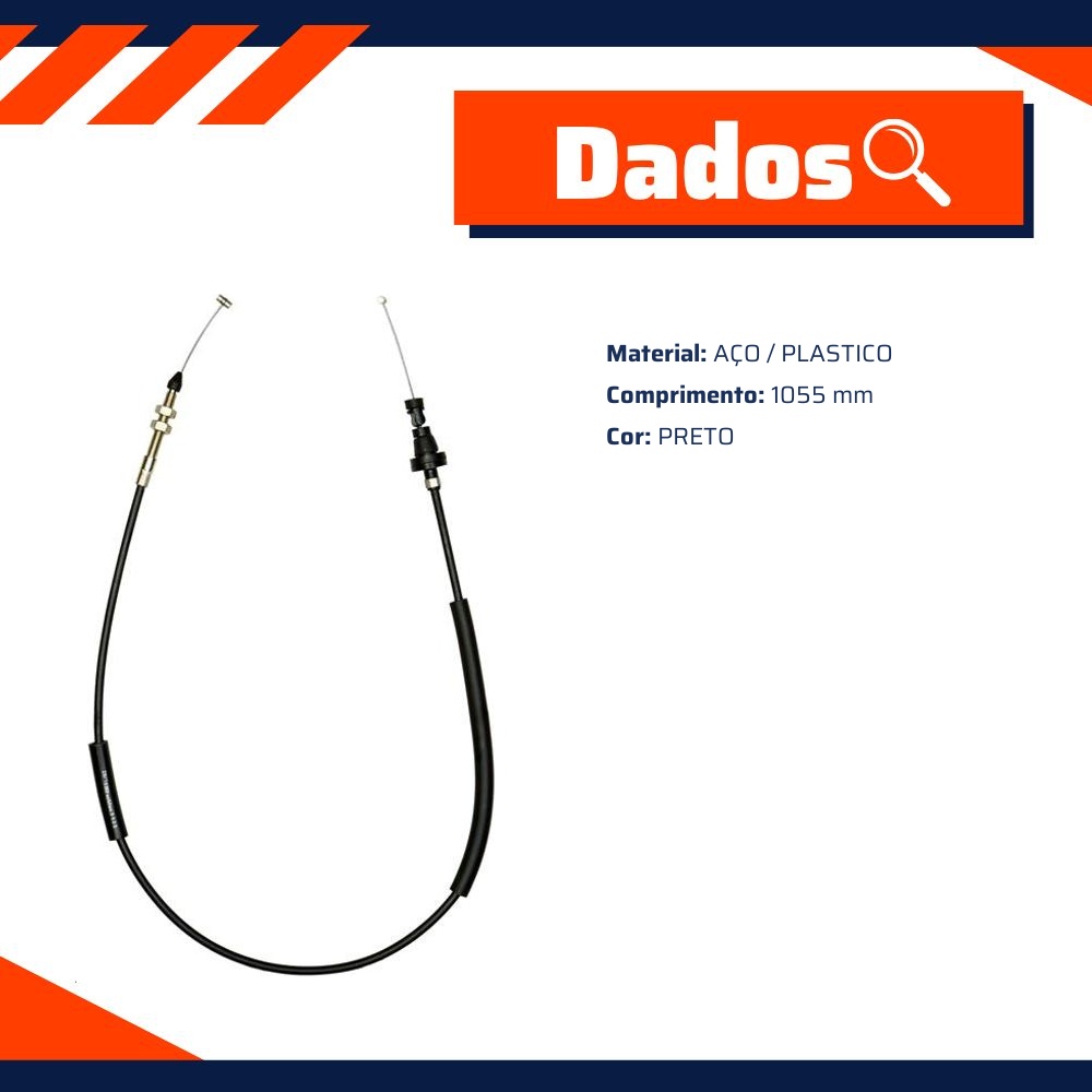 Cabo de Comando do Acelerador - IKS - 3120