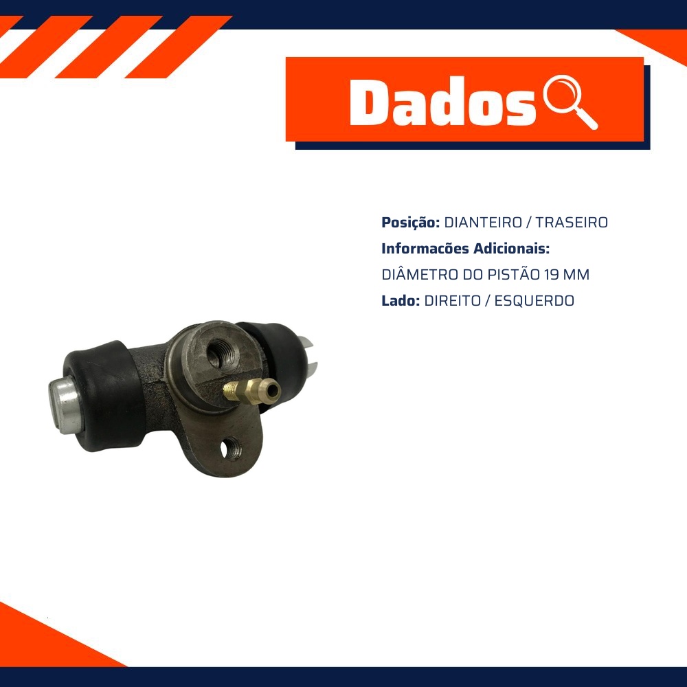 Cilindro de Roda para Volkswagen Brasilia e Fusca - ATE - 5103