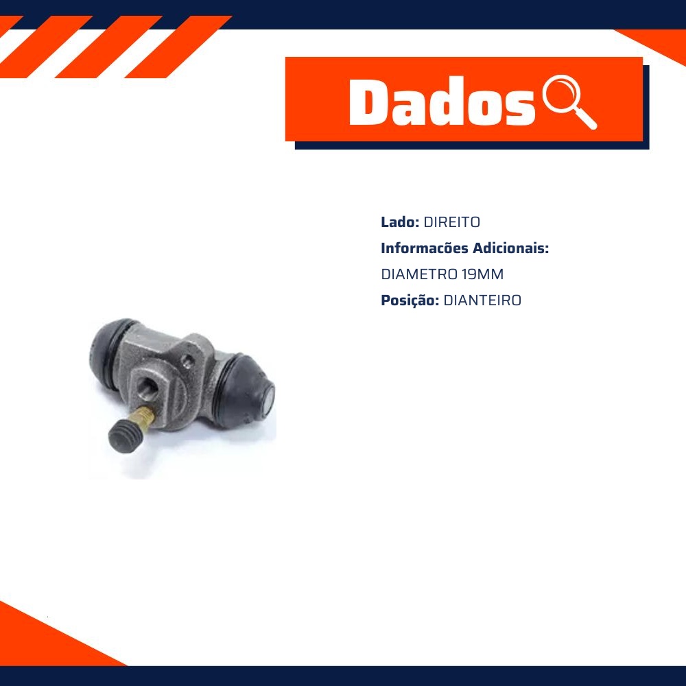 Cilindro de Roda Dianteira Direita - ATE - 6013