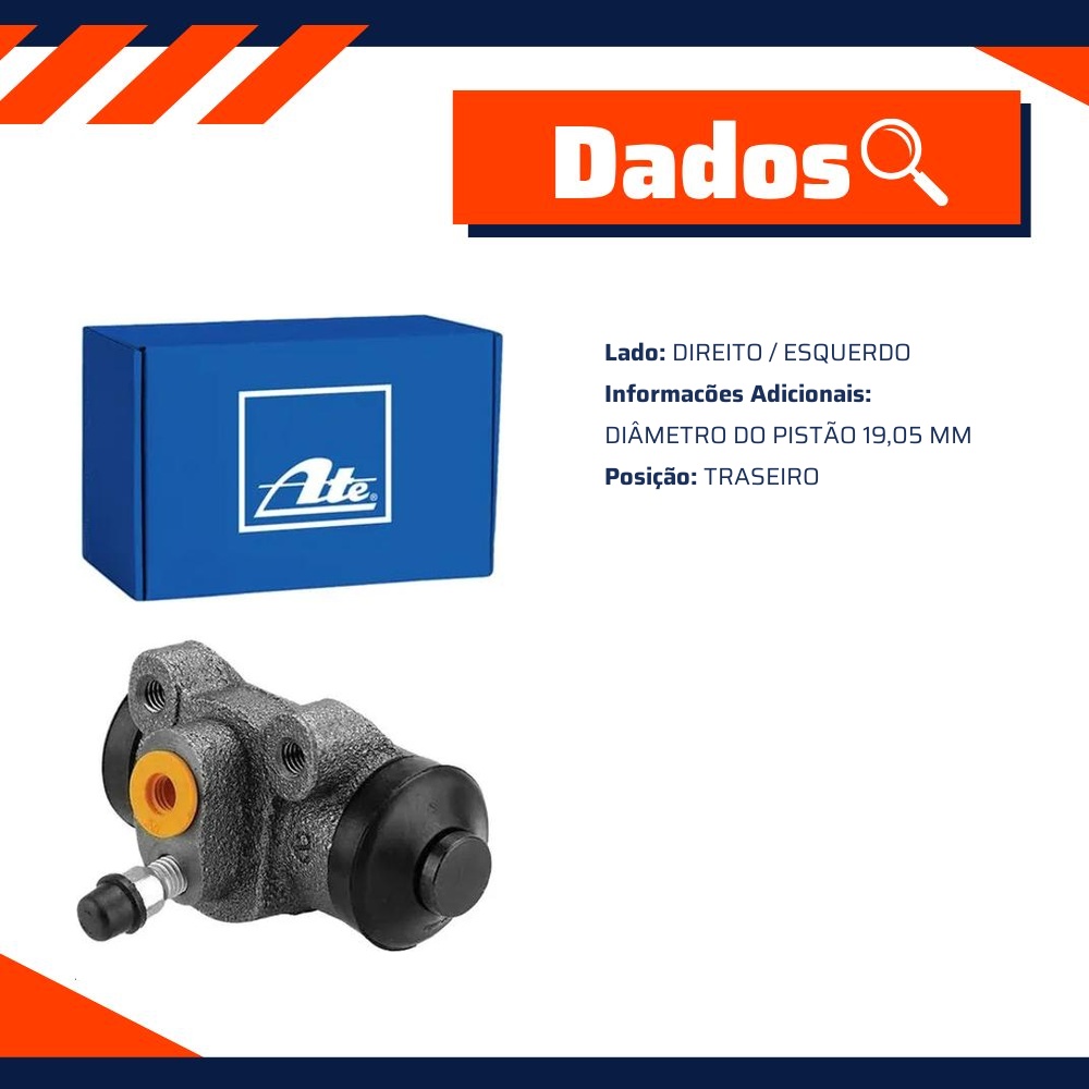 Cilindro de Roda Traseira para Ford Pampa - ATE - 6448
