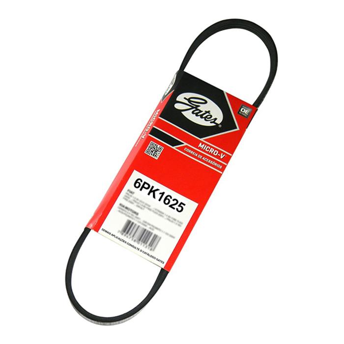Correia de acessórios Micro V 1625mm 6 aletas - GATES - 6PK1625