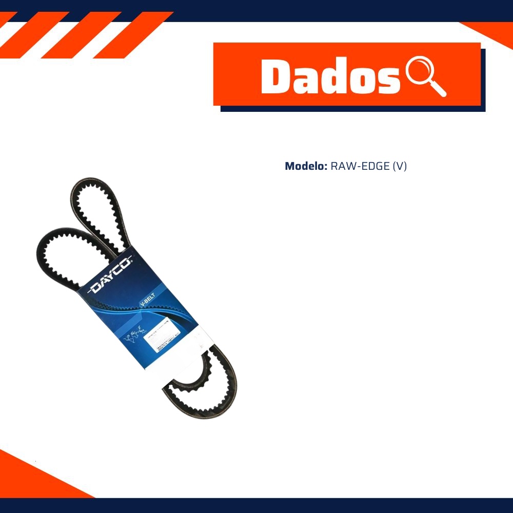 Correia de Acessórios Raw-Edge (V) para Mercedes-Benz 710 e 912 - Dayco - 13A0965HD