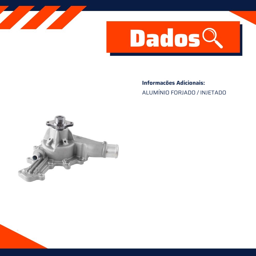Bomba D'Água para Ford Explorer e Ranger - Indisa - 204011