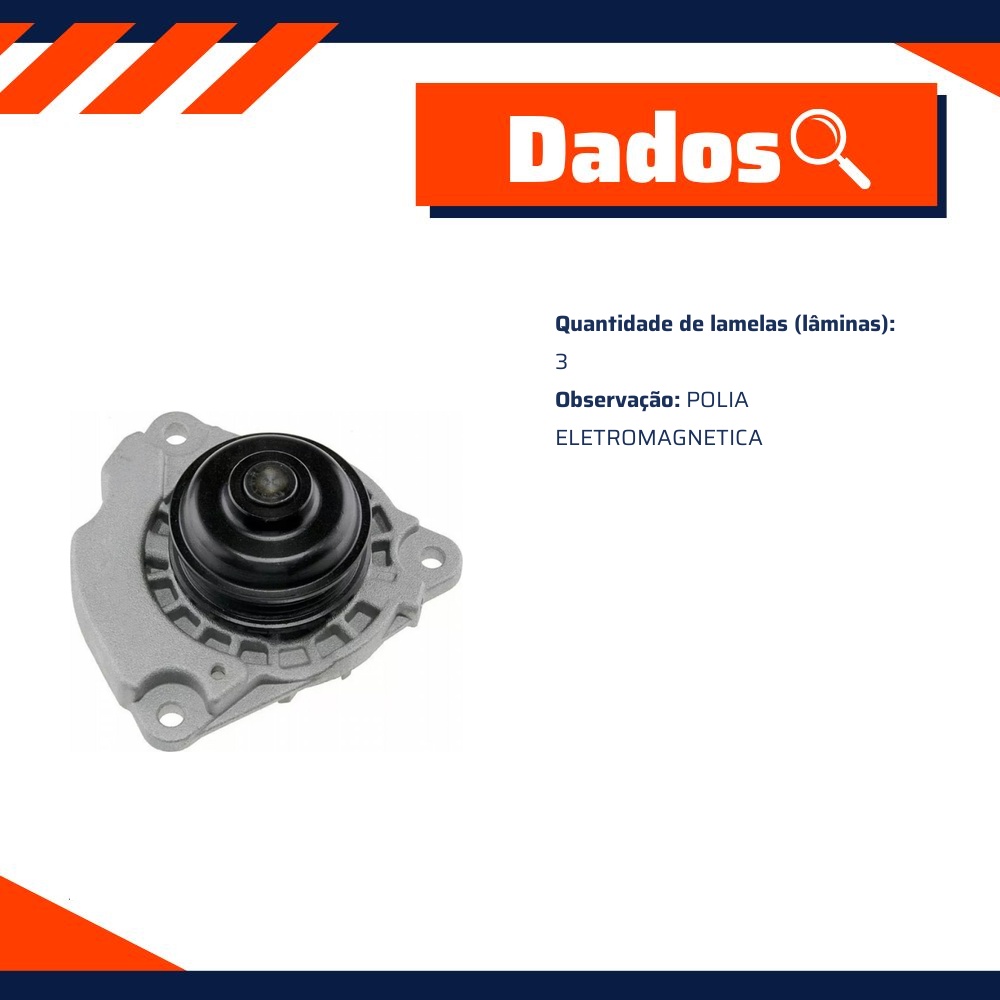 Bomba D'Água para Ford Fusion - Indisa - 204523