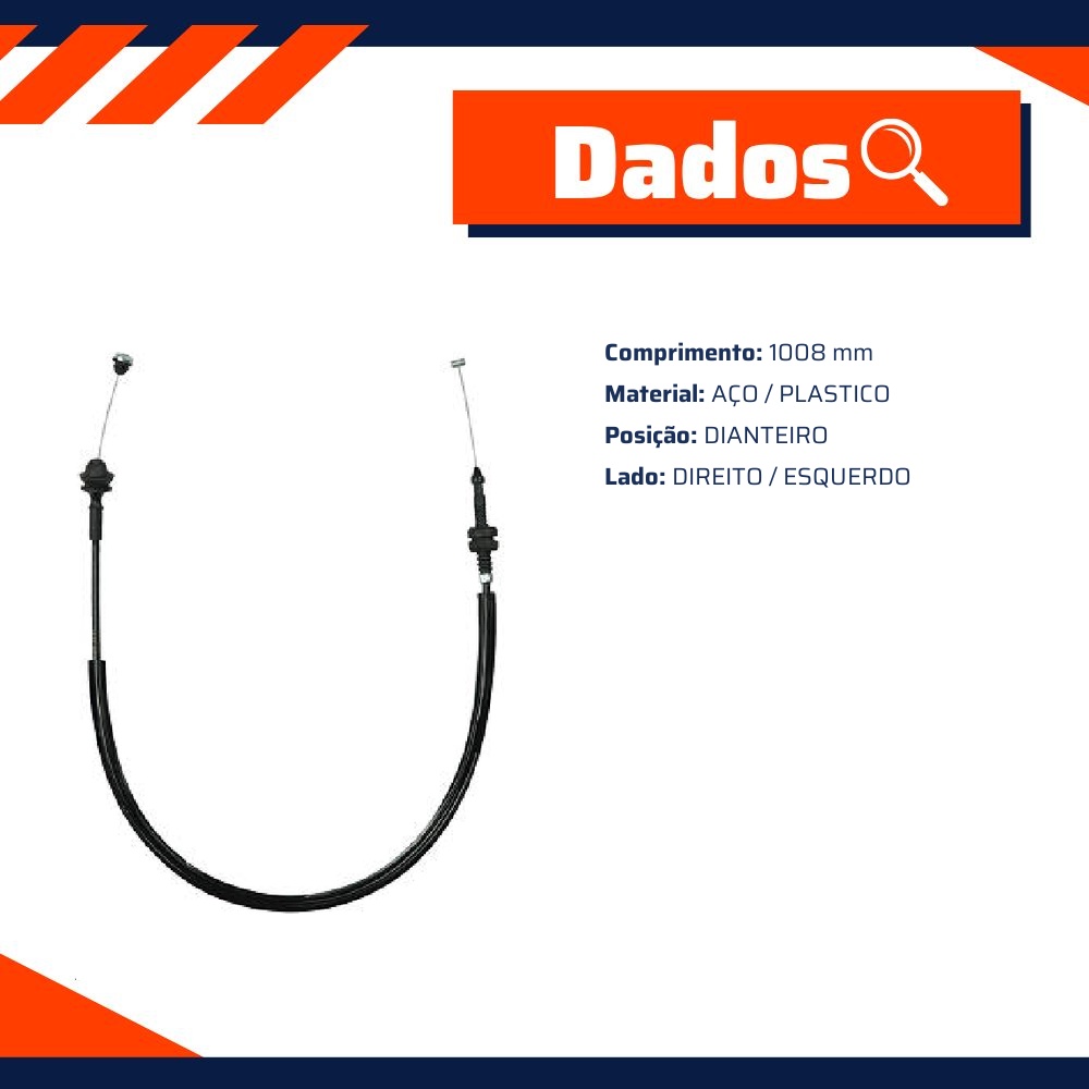 Cabo de Comando do Acelerador para Ford Ecosport - IKS - 2162