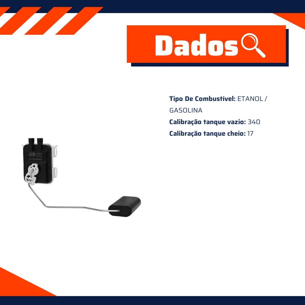 Sensor de Nível de Combustível Flex - DS - 2383