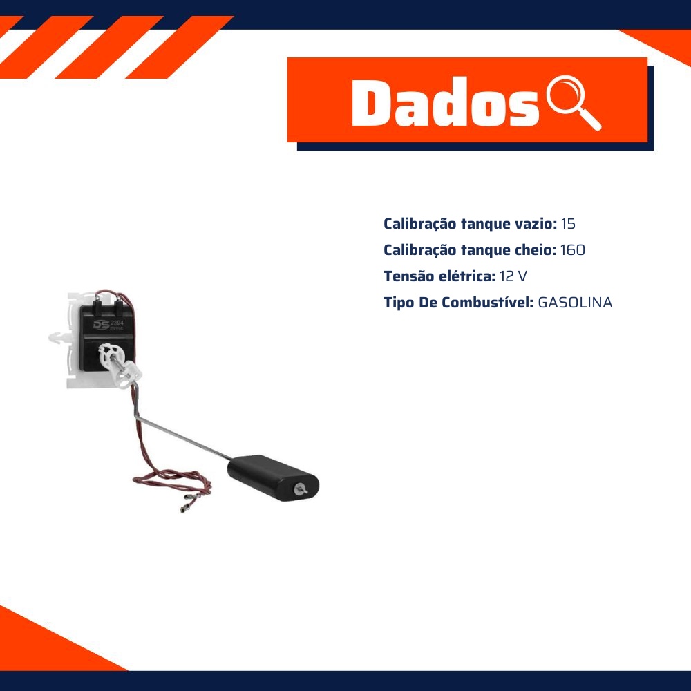 Sensor de Nível de Combustível Gasolina para Ford Focus e Focus Sedan - DS - 2394