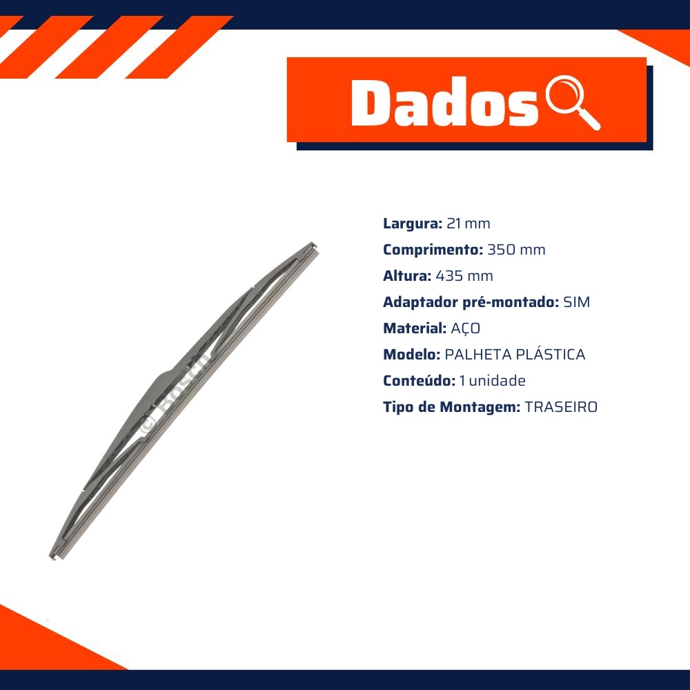 Palheta do Limpador de Para Brisa - Bosch - 3 397 004 559