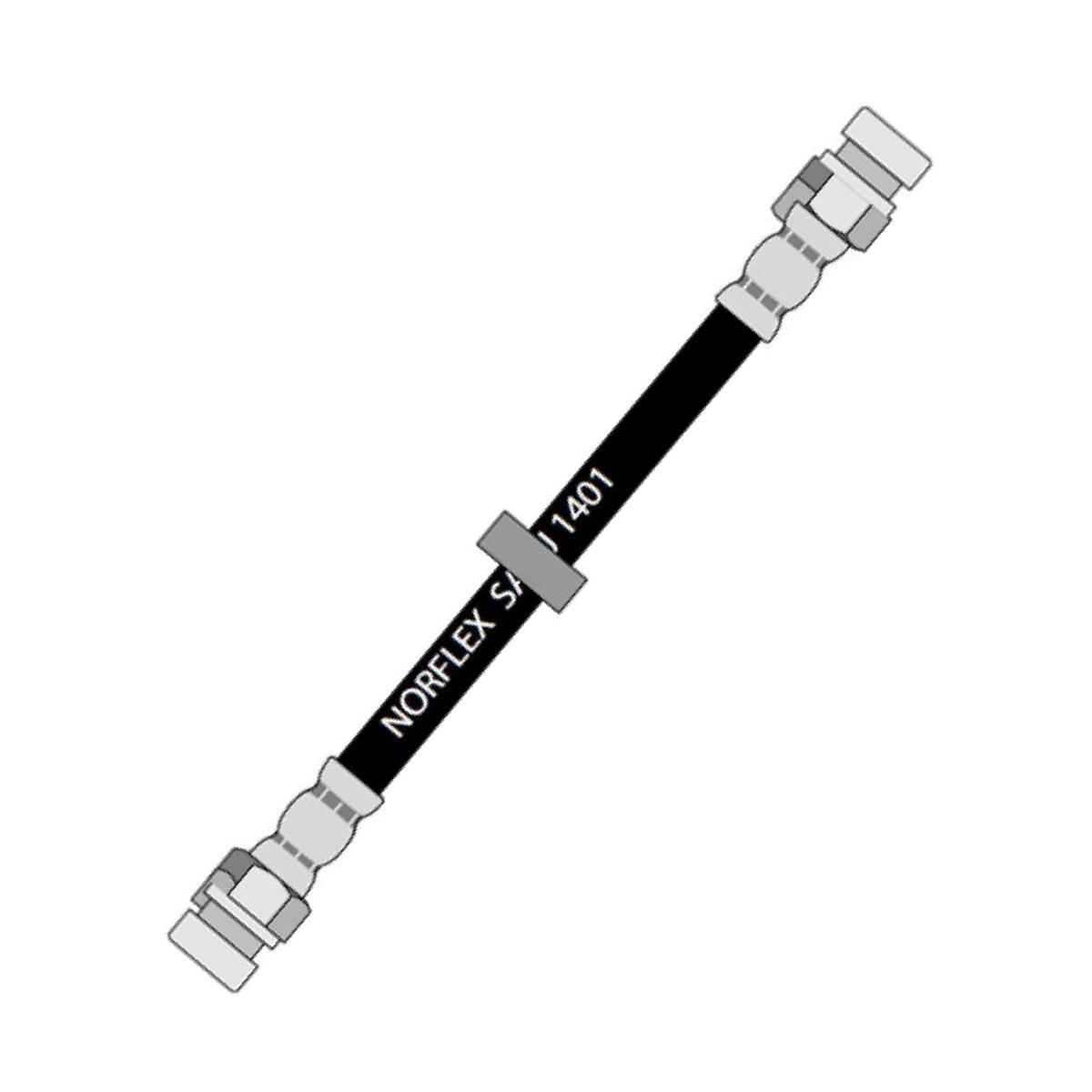 Mangueira Flexível de Freio Traseiro para Ford Focus e Focus Sedan - Norflex - 3096